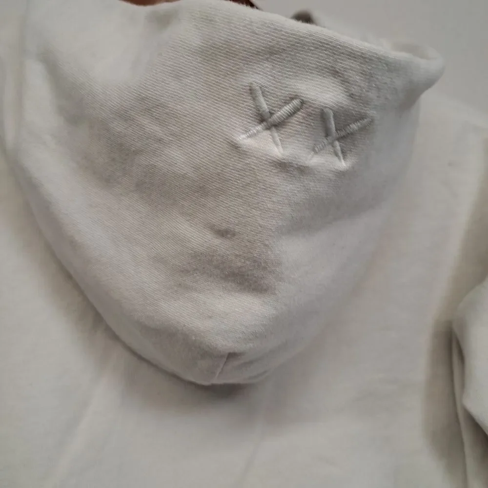 Kaws x Sesame Street Uniqlo Beige Cream Medium Hoodie - Picture 11 of 14